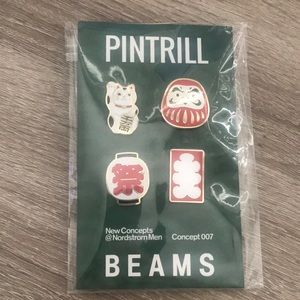 Brand new PINTRILL x BEAMS enamel pins.